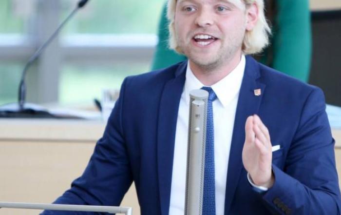 Klimaschutzpolitischer Sprecher der FDP-Fraktion im Landtag Schleswig-Holstein, Dennys Bornhöft