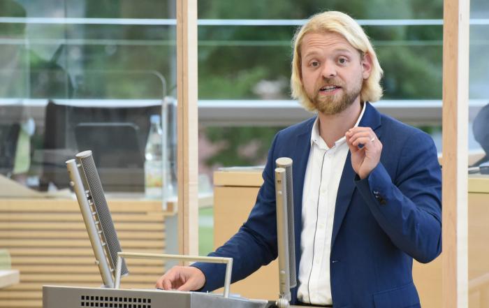 Gesundheitspolitischer Sprecher der FDP-Fraktion im Landtag Schleswig-Holstein, Dennys Bornhöft